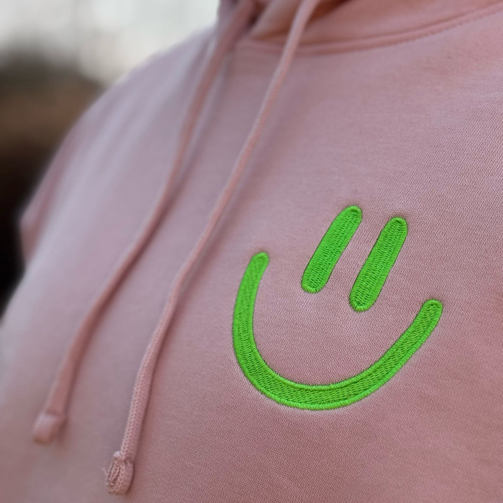 Crop Hoodie Happy Woman